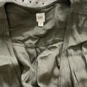 Gap Cotton/Silk Wide-leg Jumpsuit